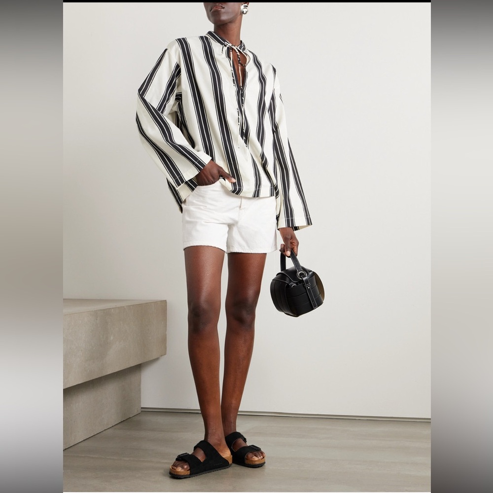 AGOLDE Parker Long Clean Denim Shorts